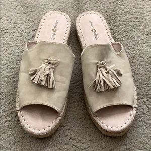 SEVEN DIALS UEC faux Suede espadrilles